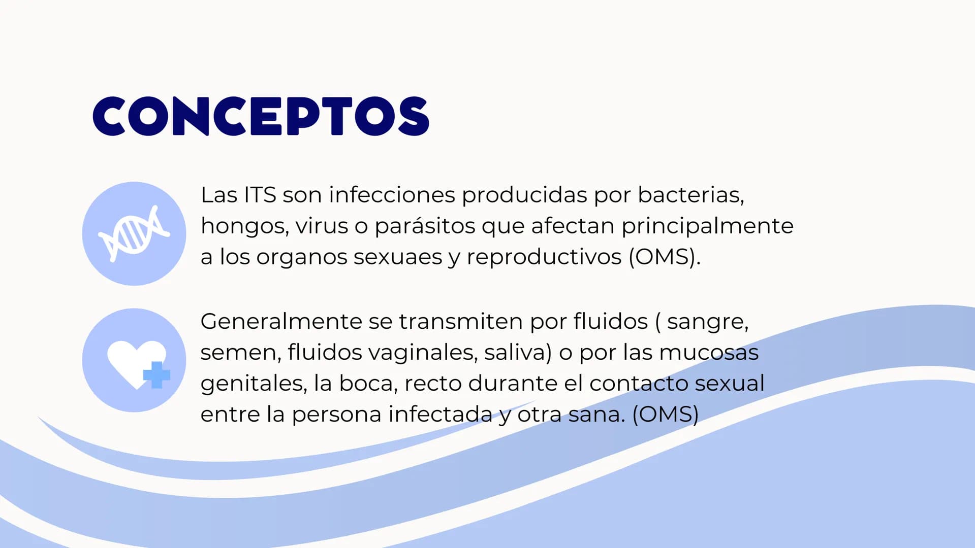 +
Infecciones de
Transmisión
Sexual- ITS OBJETIVOS
1. Educar sobre qué son las infecciones de transmisión sexual
(ITS), sus causas y cómo se