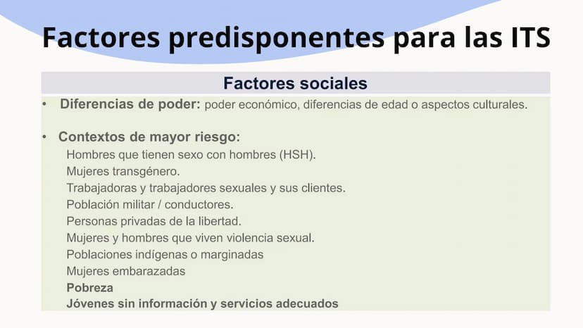 +
Infecciones de
Transmisión
Sexual- ITS OBJETIVOS
1. Educar sobre qué son las infecciones de transmisión sexual
(ITS), sus causas y cómo se