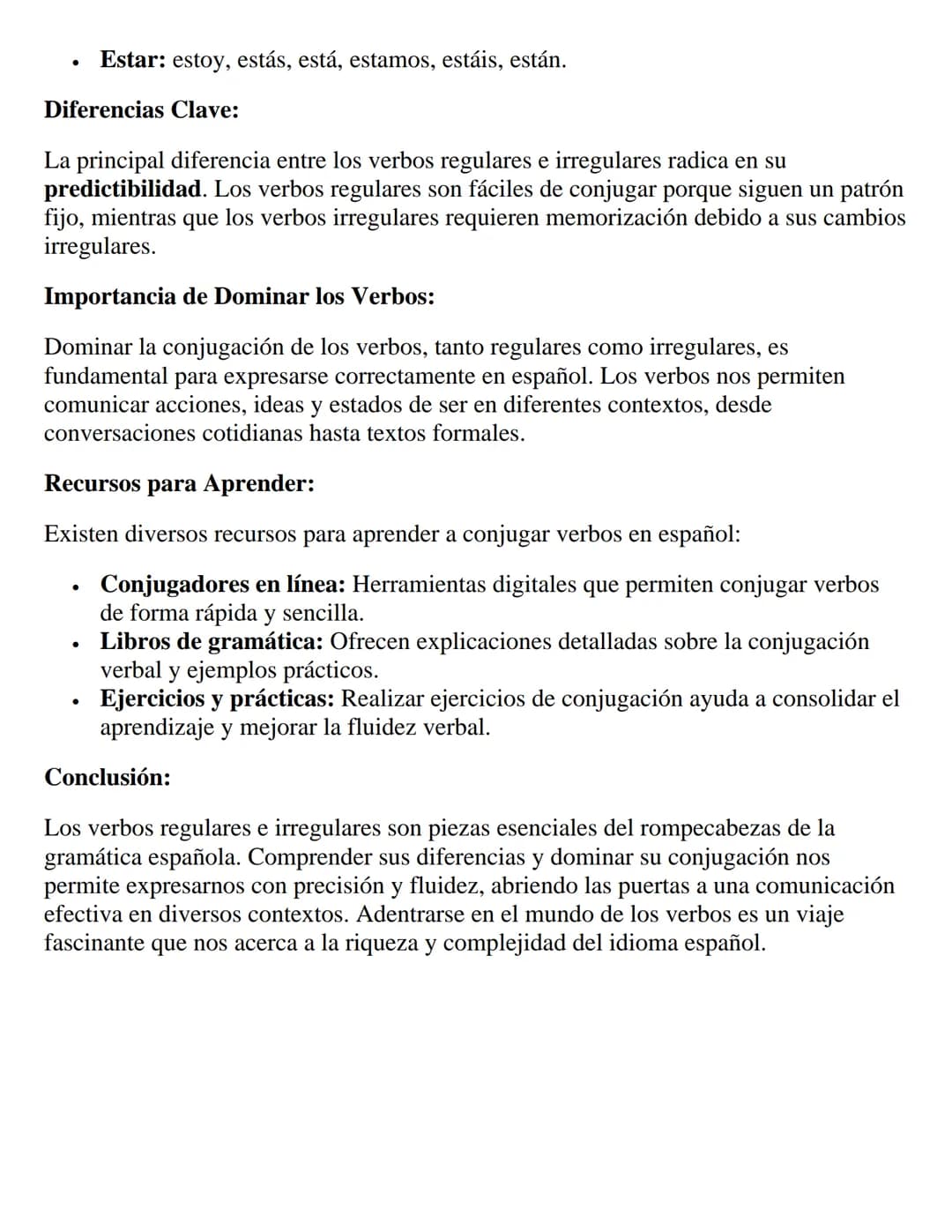 Verbos Regulares e Irregulares
En el fascinante mundo del español, donde las palabras cobran vida y las ideas se
expresan con ritmo y color,
