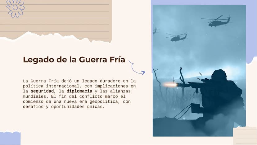 2200
пос
La Guerra Fría: Un
Análisis Profundo de
un Conflicto Global *
Introducción
La Guerra Fría fue un periodo de tensión entre las super