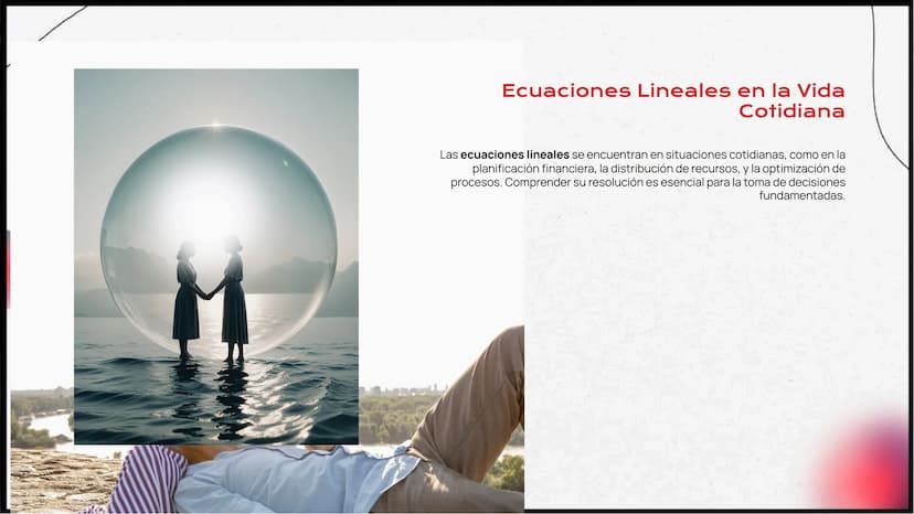 Resolución de
Ecuaciones
Lineales Introducción
En la resolución de ecuaciones lineales, se busca encontrar el valor de la
incógnita que sati