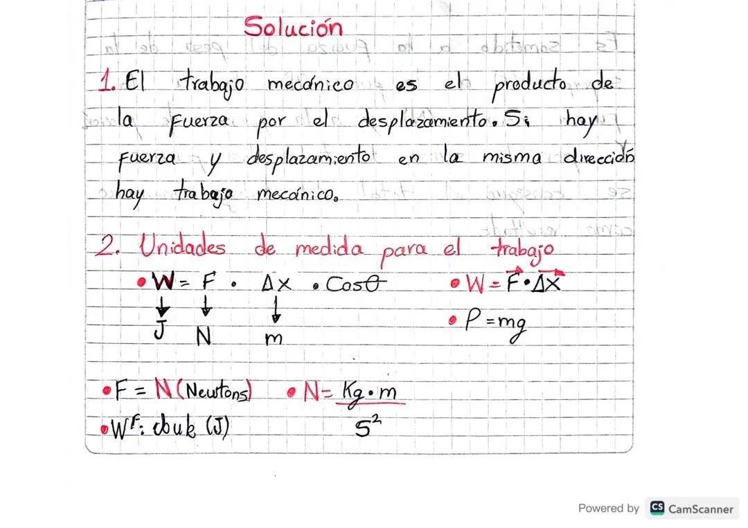 Trabajo Mecánico: Concepto y Ejemplos