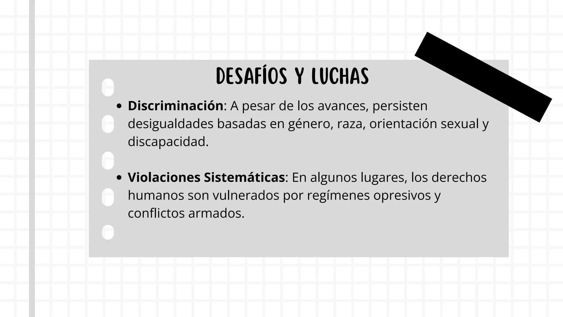 Presentacion sobre los derechos humanos