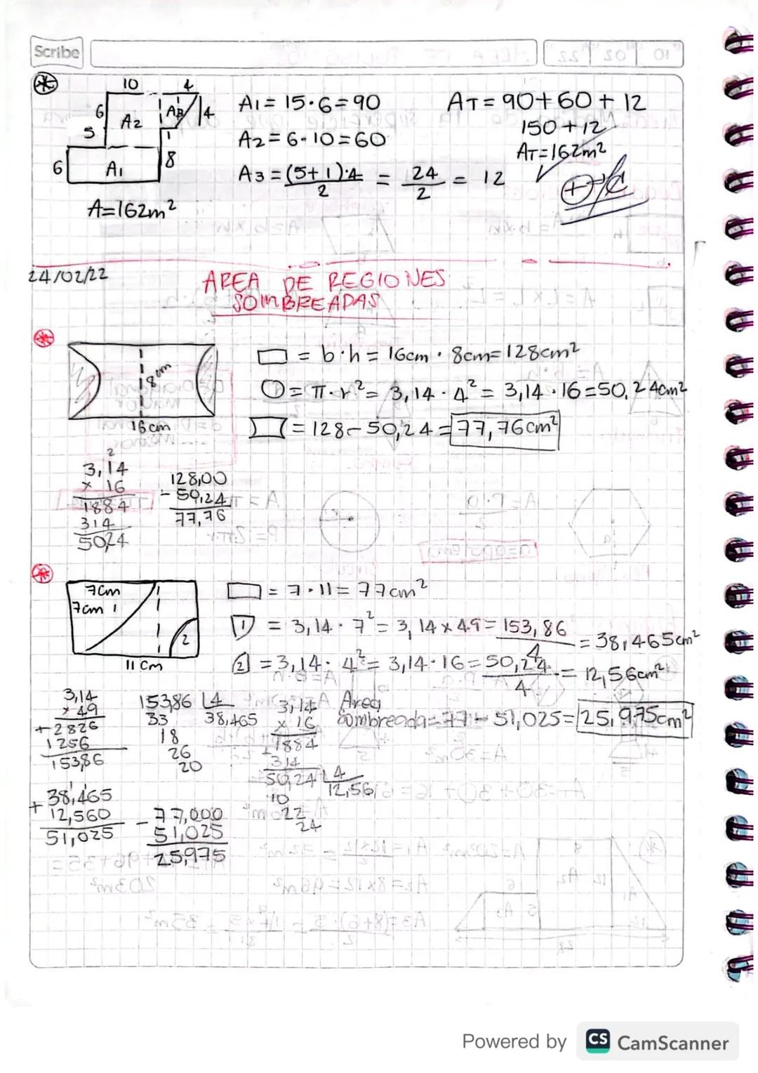 10 M02 22 AREA DE POLIGONOS
Scribe
Area: Medida de la superficie que ocupa la figura.
A
Area Formulase.
Rectan
b
A
h
Azbxh
A=LXL=L
A = b; h
