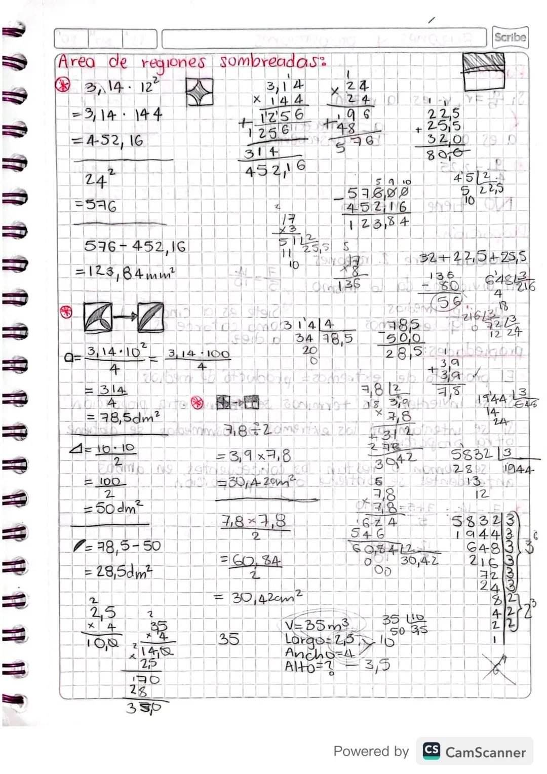 10 M02 22 AREA DE POLIGONOS
Scribe
Area: Medida de la superficie que ocupa la figura.
A
Area Formulase.
Rectan
b
A
h
Azbxh
A=LXL=L
A = b; h
