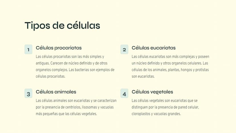 ¿Qué es la célula?
La célula es la unidad básica de la vida. Todos los organismos vivos, desde los
seres humanos hasta las bacterias, están 