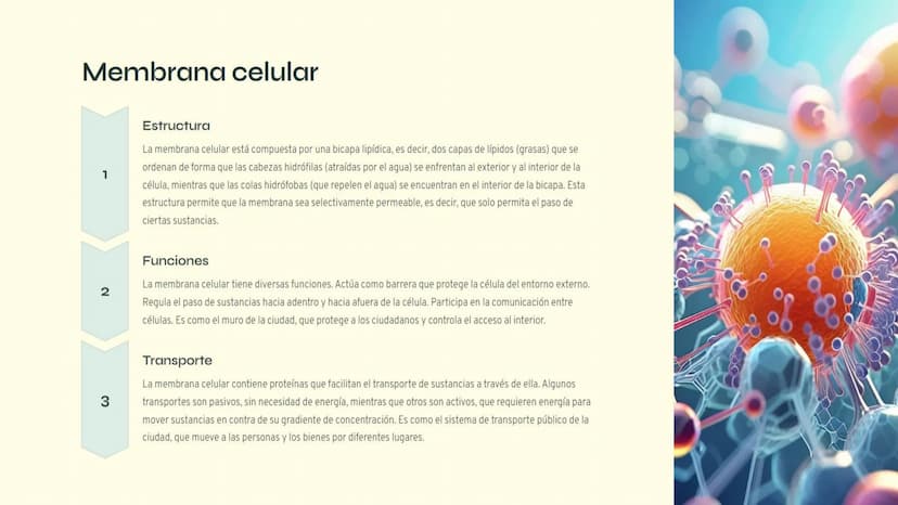 ¿Qué es la célula?
La célula es la unidad básica de la vida. Todos los organismos vivos, desde los
seres humanos hasta las bacterias, están 