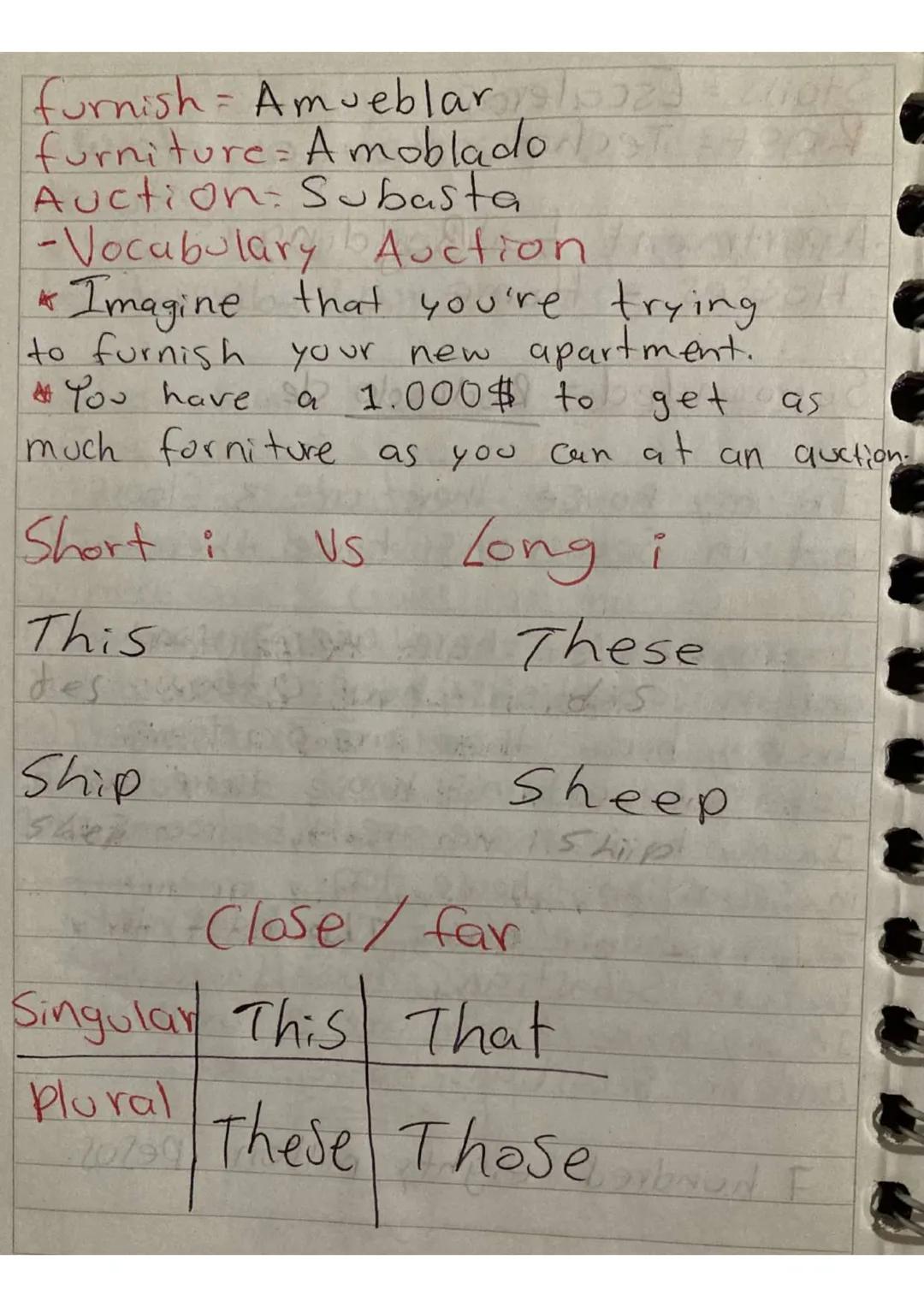 Prepositions it surten a striving
On-Sobre/ence of rod wo
at = en /Juntola=> hogar muy especifico
in-en/dentro de
Outside fuera
across al ot