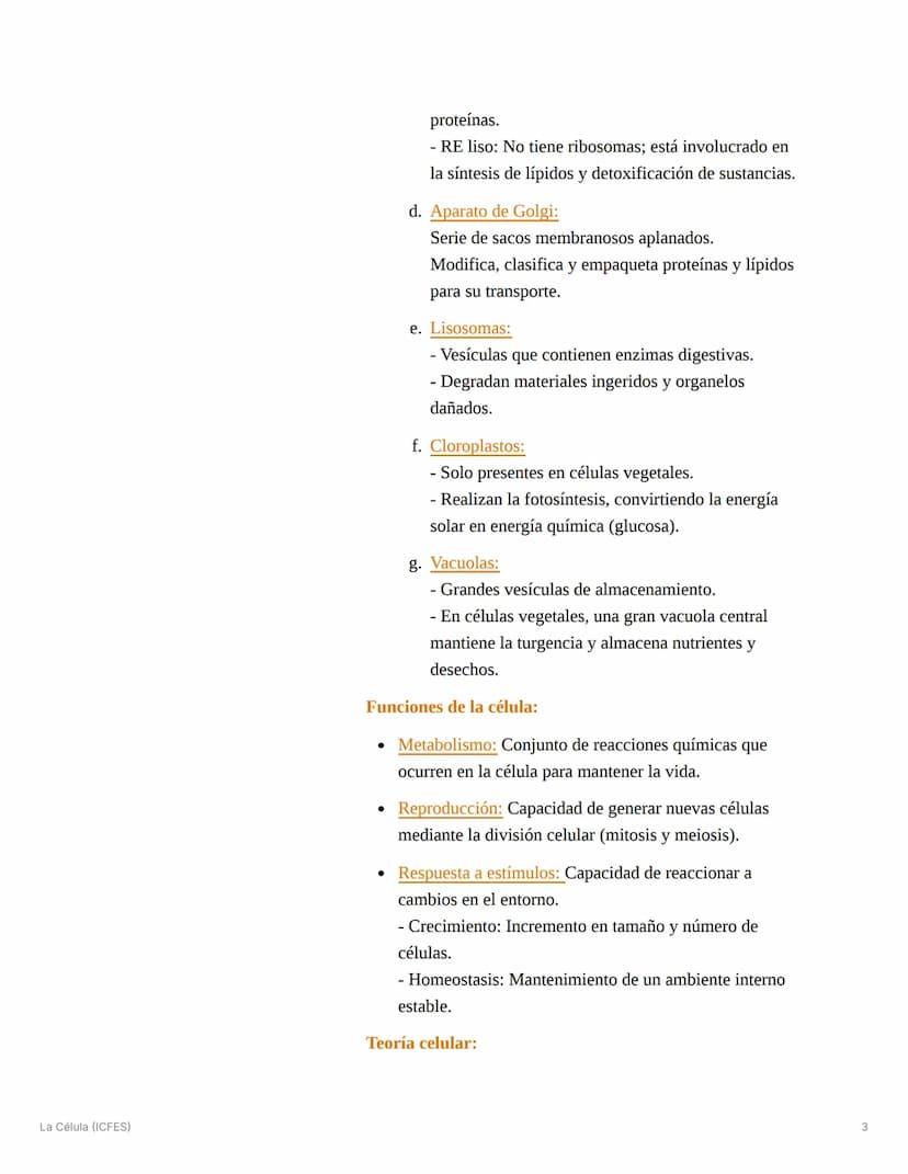 La Célula (ICFES)
La Célula *
Preguntas o Ideas Clave *
• ¿Qué características
diferencian a una célula
procariota de una
eucariota?
¿Cuáles