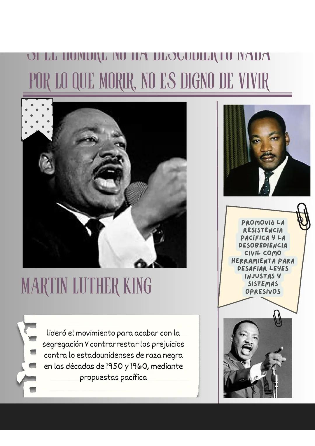 Martin Luther King y su mensaje de paz