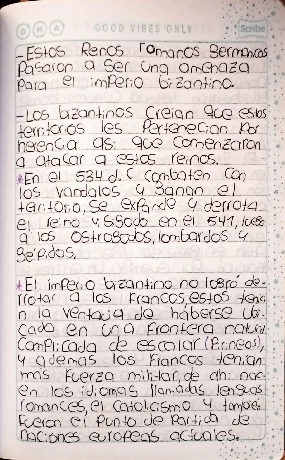 GOOD VIBES ONLY
Scribe
13 de marzo de 2020
Formacion de los pueblos
germanicos
Son un grupo de tribús
Originatias del norte de europa
en Par