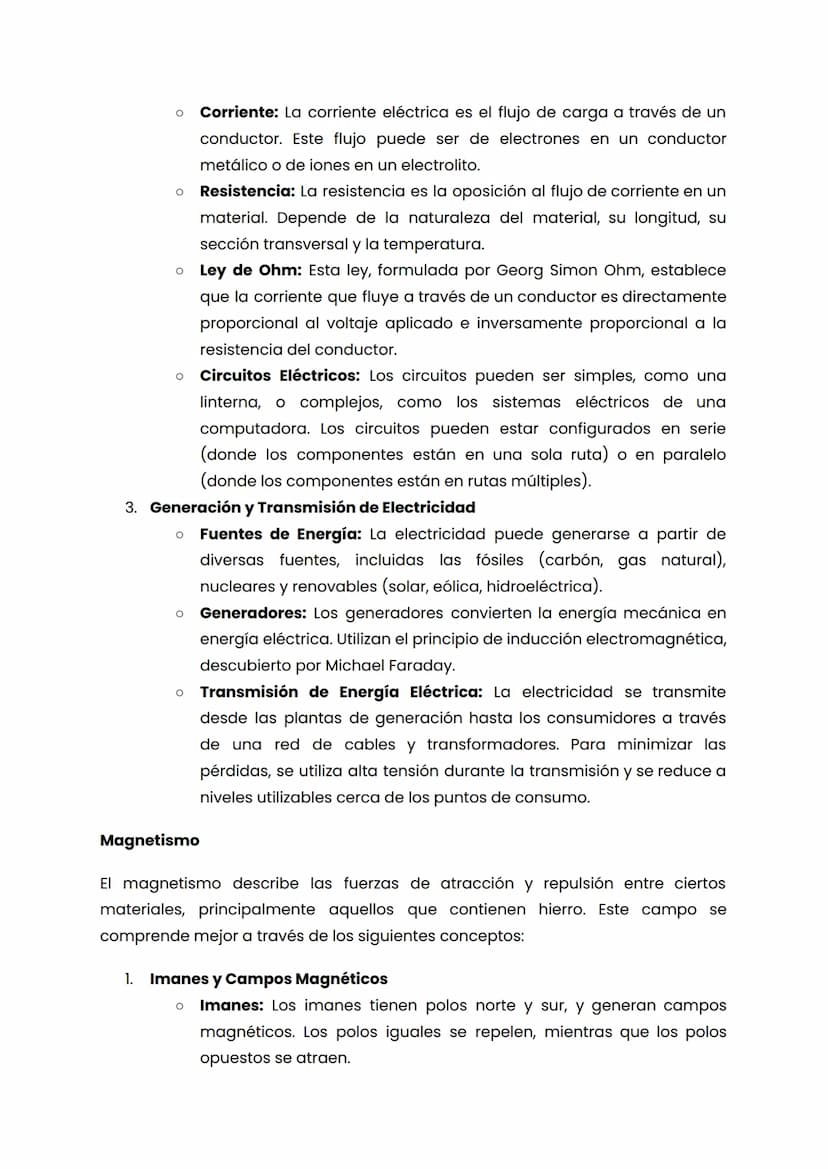 Electricidad y Magnetismo
Introducción
La electricidad y el magnetismo son fenómenos fundamentales de la física que,
aunque inicialmente se 