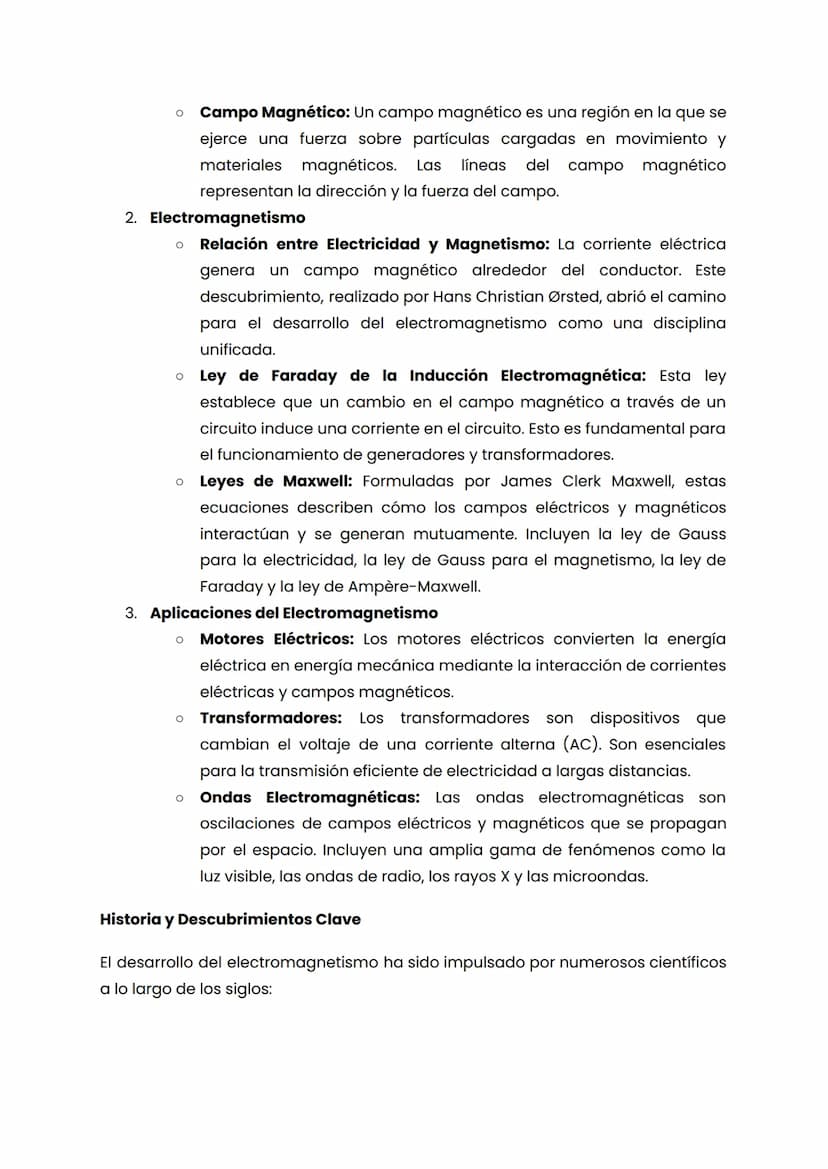 Electricidad y Magnetismo
Introducción
La electricidad y el magnetismo son fenómenos fundamentales de la física que,
aunque inicialmente se 