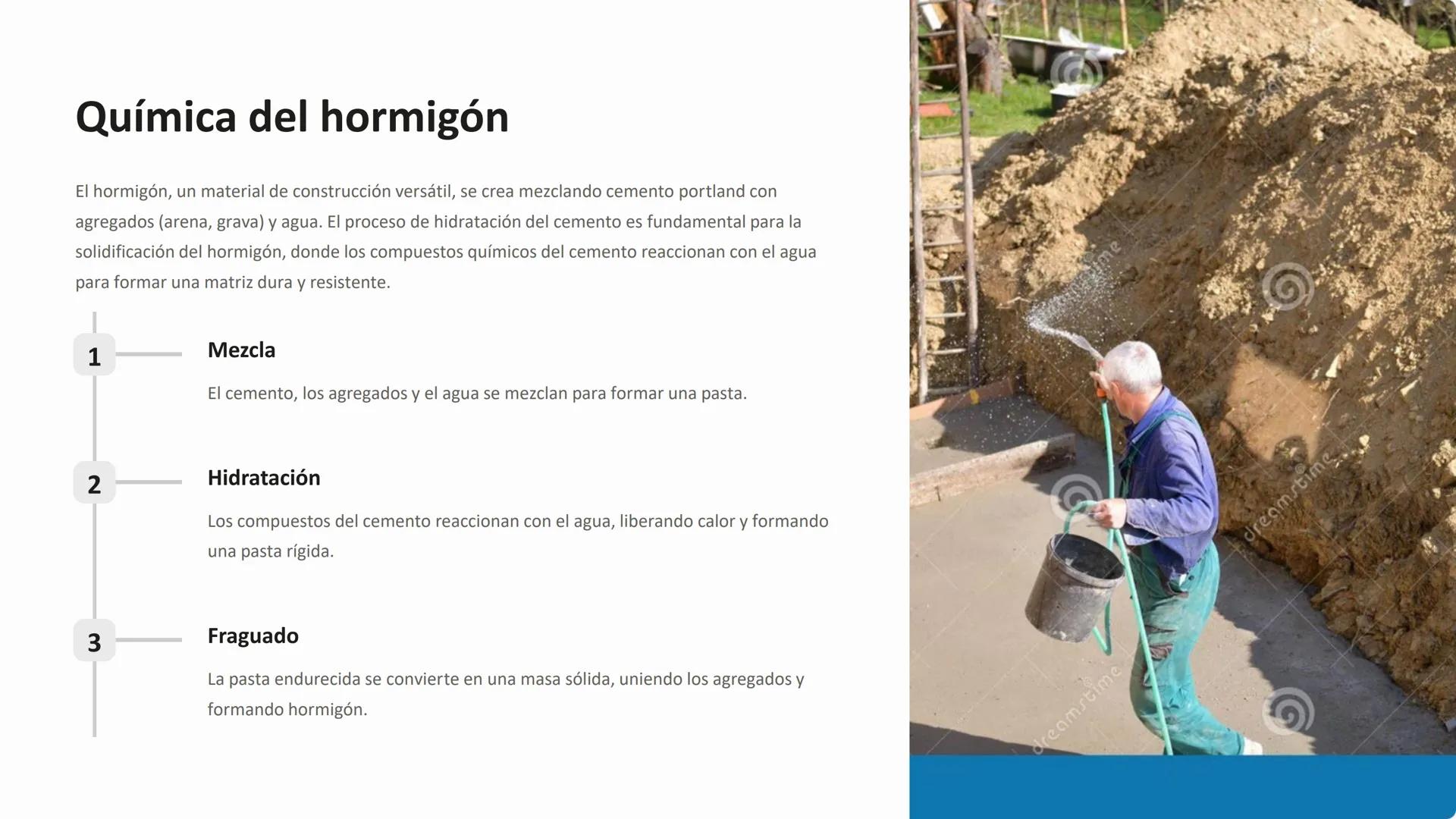 la química de los
materiales de
construcción
La química juega un papel crucial en la comprensión y el desarrollo de los
materiales de constr