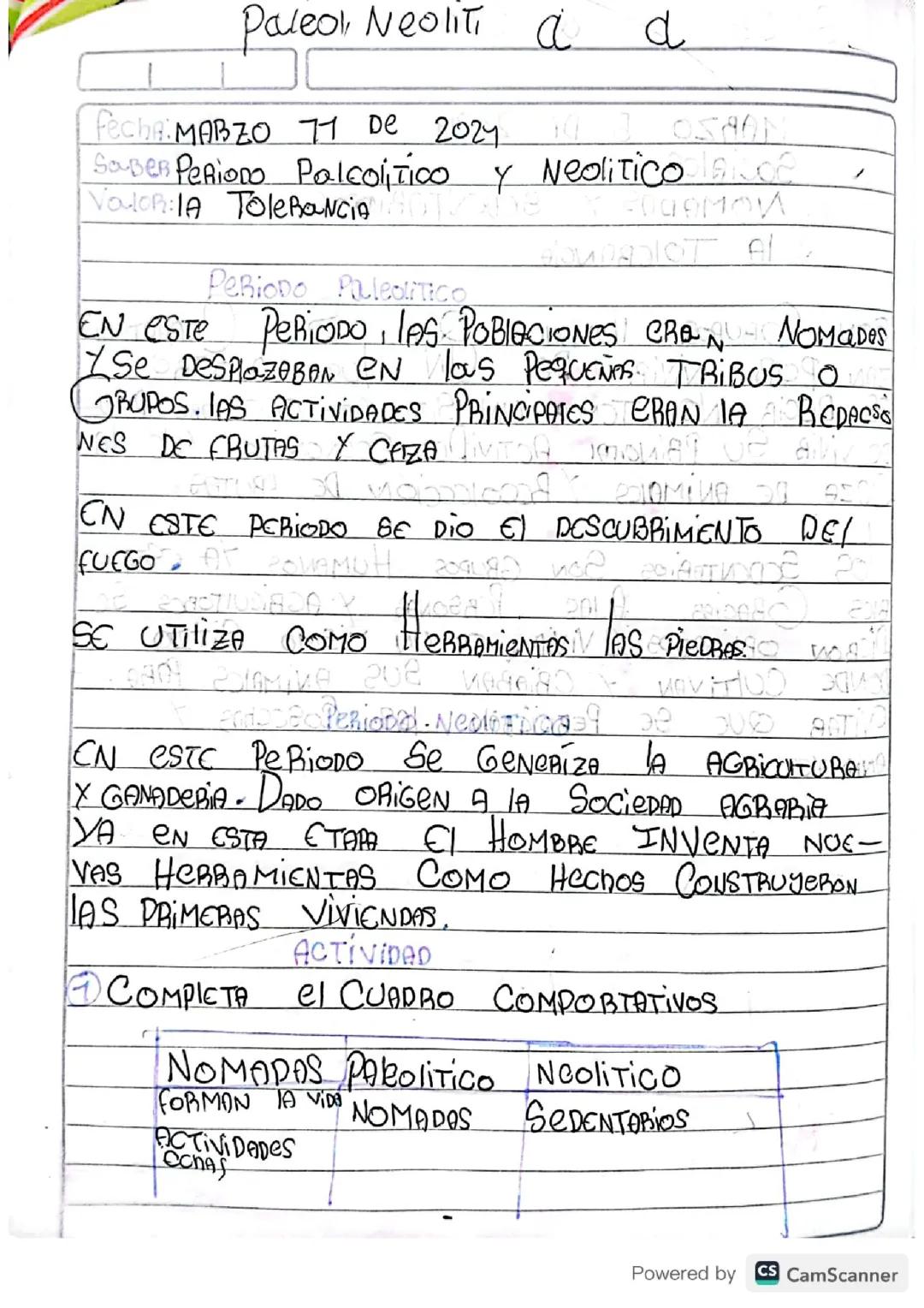 Periodo paleolítico y neolítico 