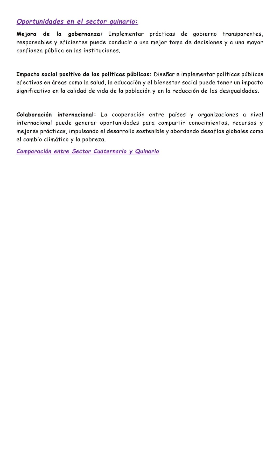 SECTOR CUATERNARIO Y SECTOR QUINARIO DE LA
INTRODUCCIÓN
ECONOMÍA
En el análisis de la estructura económica moderna, los sectores económicos 