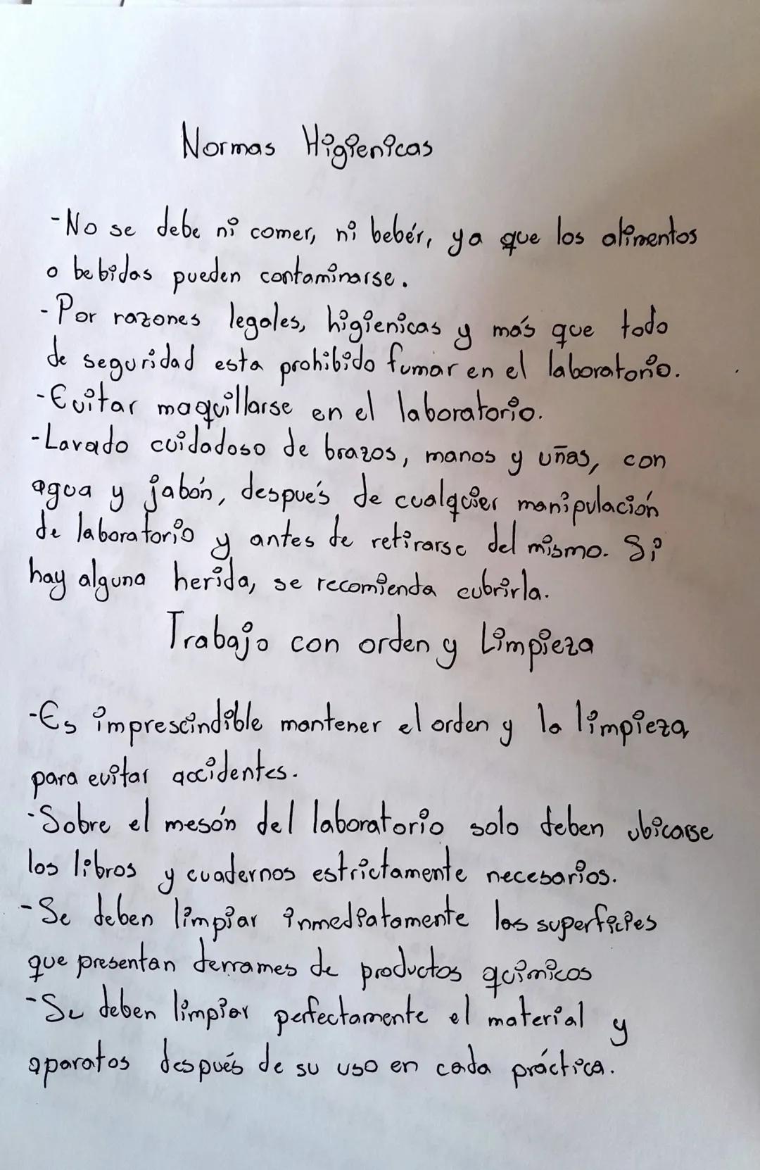 Actuar Responsable

. La norma esencial en el laboratorio es el cuidado de
sí mismo y la autoresponsabilidad.
• Mantener informado al profes