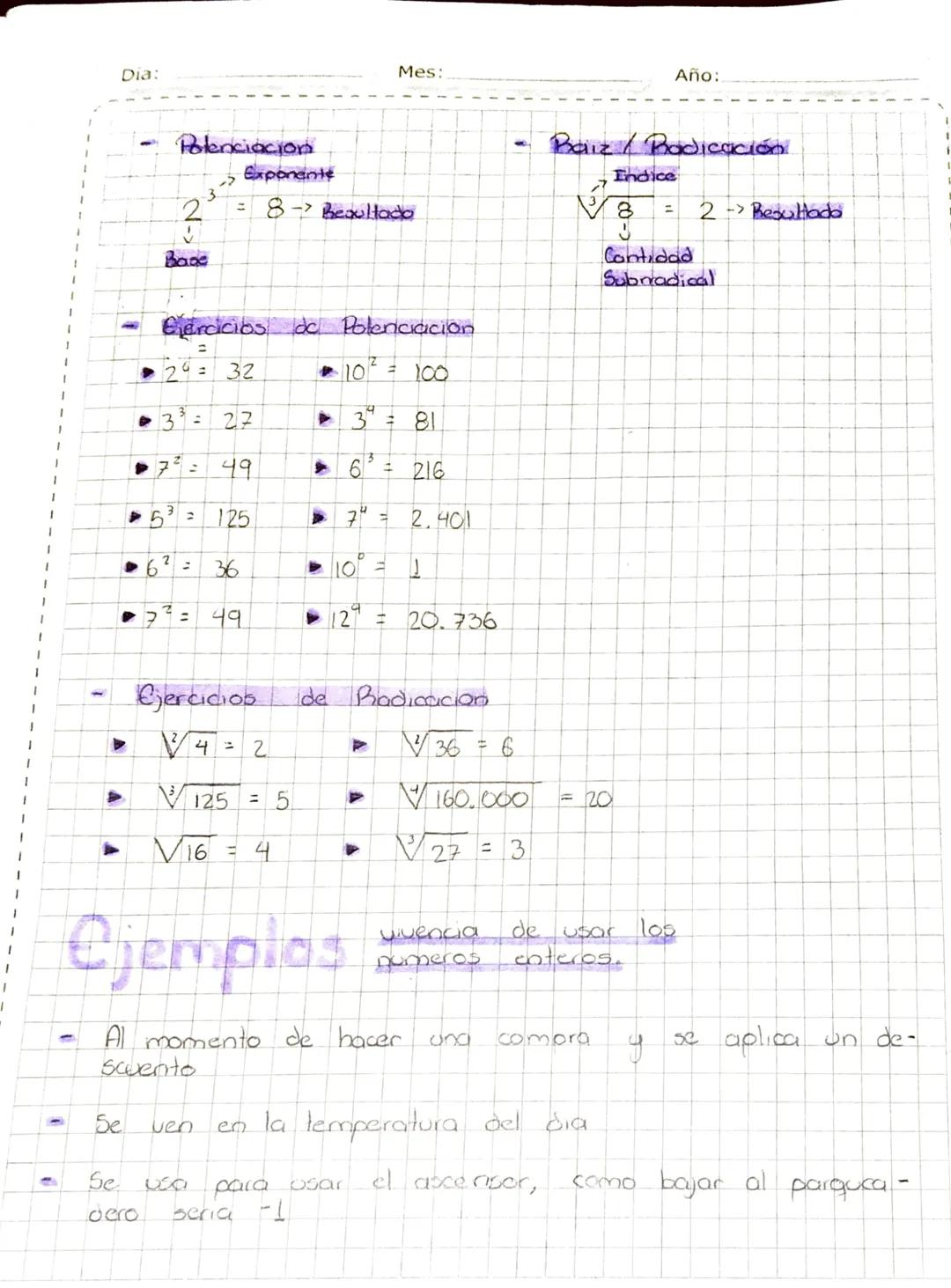 -5 -4 -3 -2 -1 0 1 2 3 4 5

# Numeros N

Numeros Positivos (0,1,2,3...)
ameros.
Numeros Completos
Cero Neutro

- Partes de las operaciones b