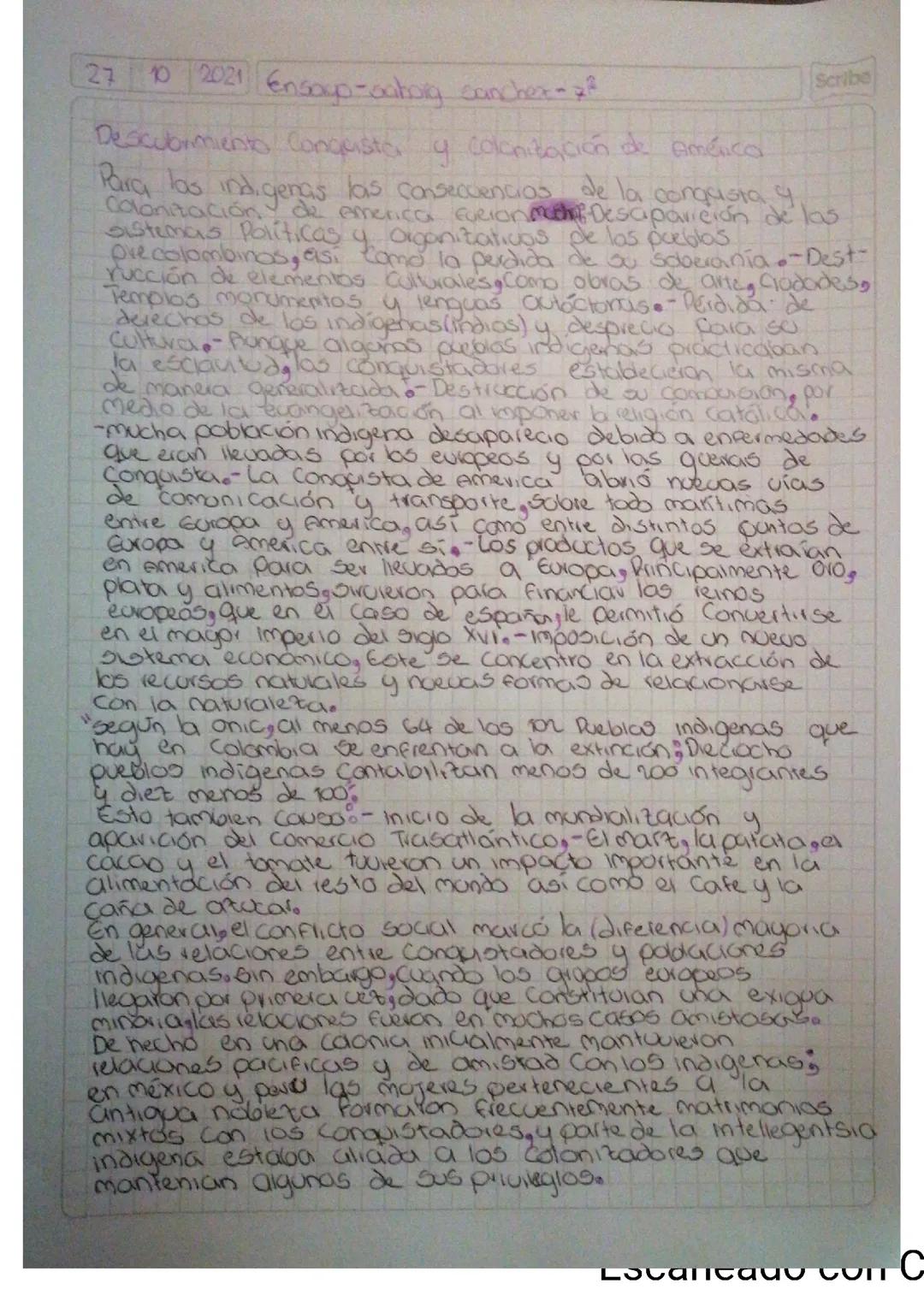 Descubrimiento,conquista y colonización de América 