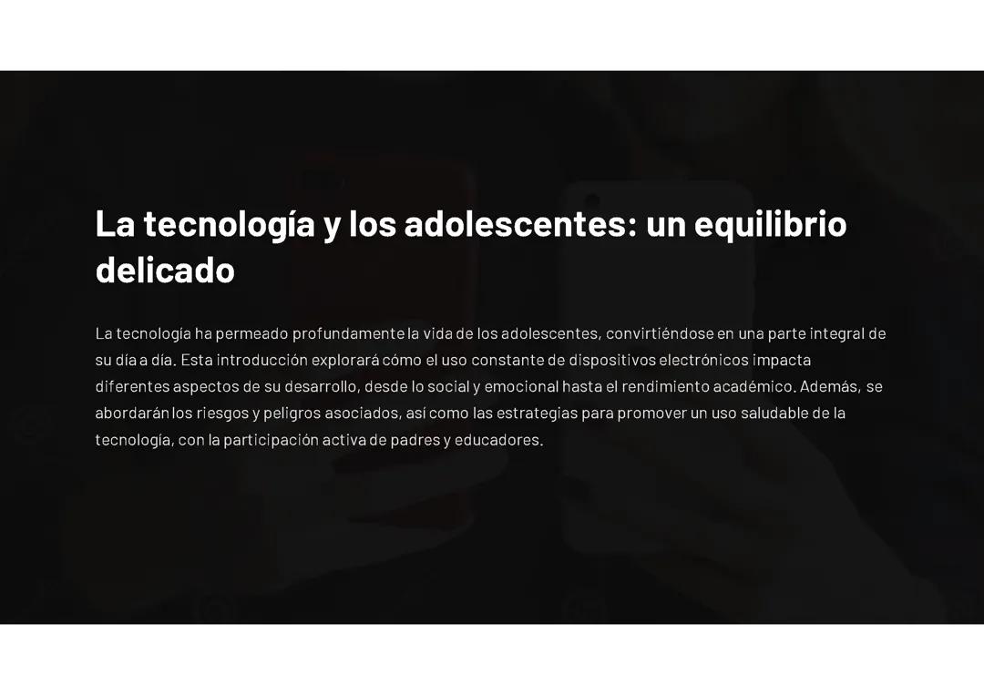 La tecnología 