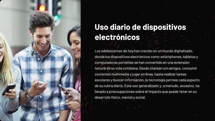 La tecnología y los adolescentes: un equilibrio
delicado
La tecnología ha permeado profundamente la vida de los adolescentes, convirtiéndose
