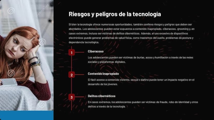 La tecnología y los adolescentes: un equilibrio
delicado
La tecnología ha permeado profundamente la vida de los adolescentes, convirtiéndose