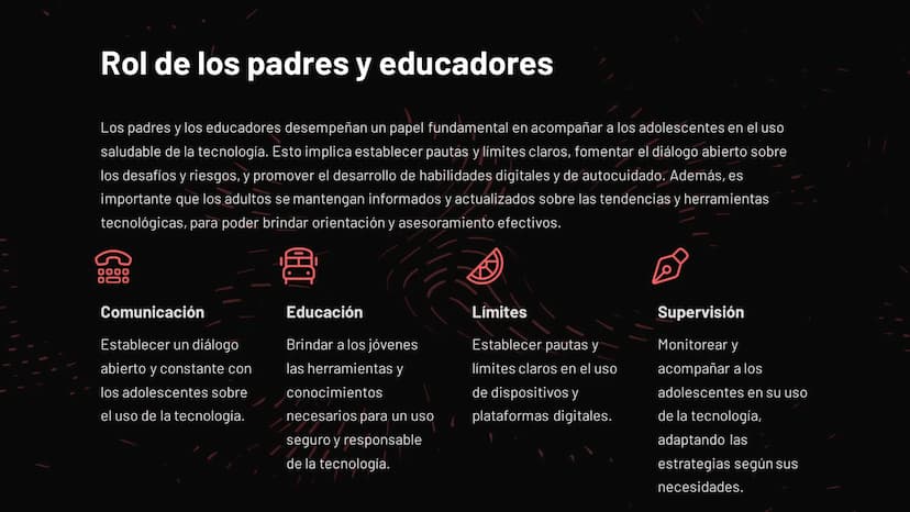 La tecnología y los adolescentes: un equilibrio
delicado
La tecnología ha permeado profundamente la vida de los adolescentes, convirtiéndose