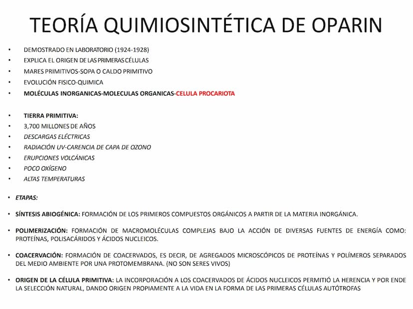EVOLUCIÓN DE LA CÉLULA
TEORÍA CREACIONISTA
BIG BANG TO BIG RIP
TEORÍA DEL BIG BANG BIG CRUNCH
TEORÍA QUIMIOSINTÉTICA DE OPARIN
TEORÍA DE LA 