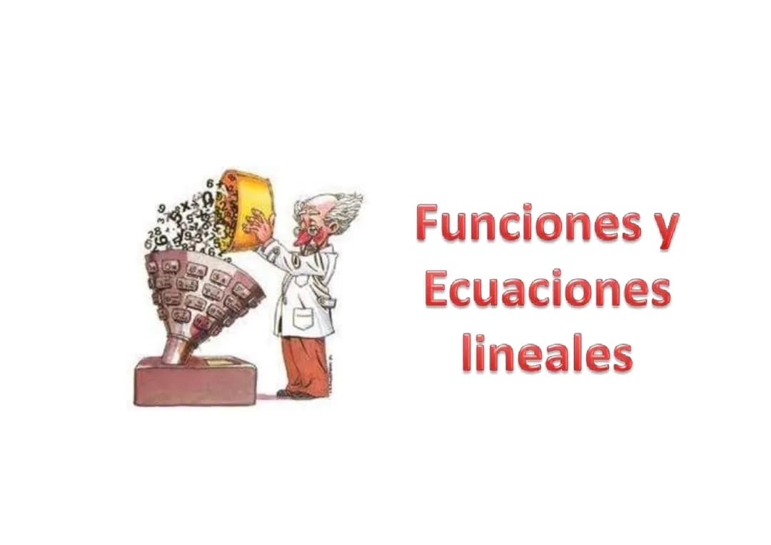 Ecuación Lineal, Recta en el Plano 
