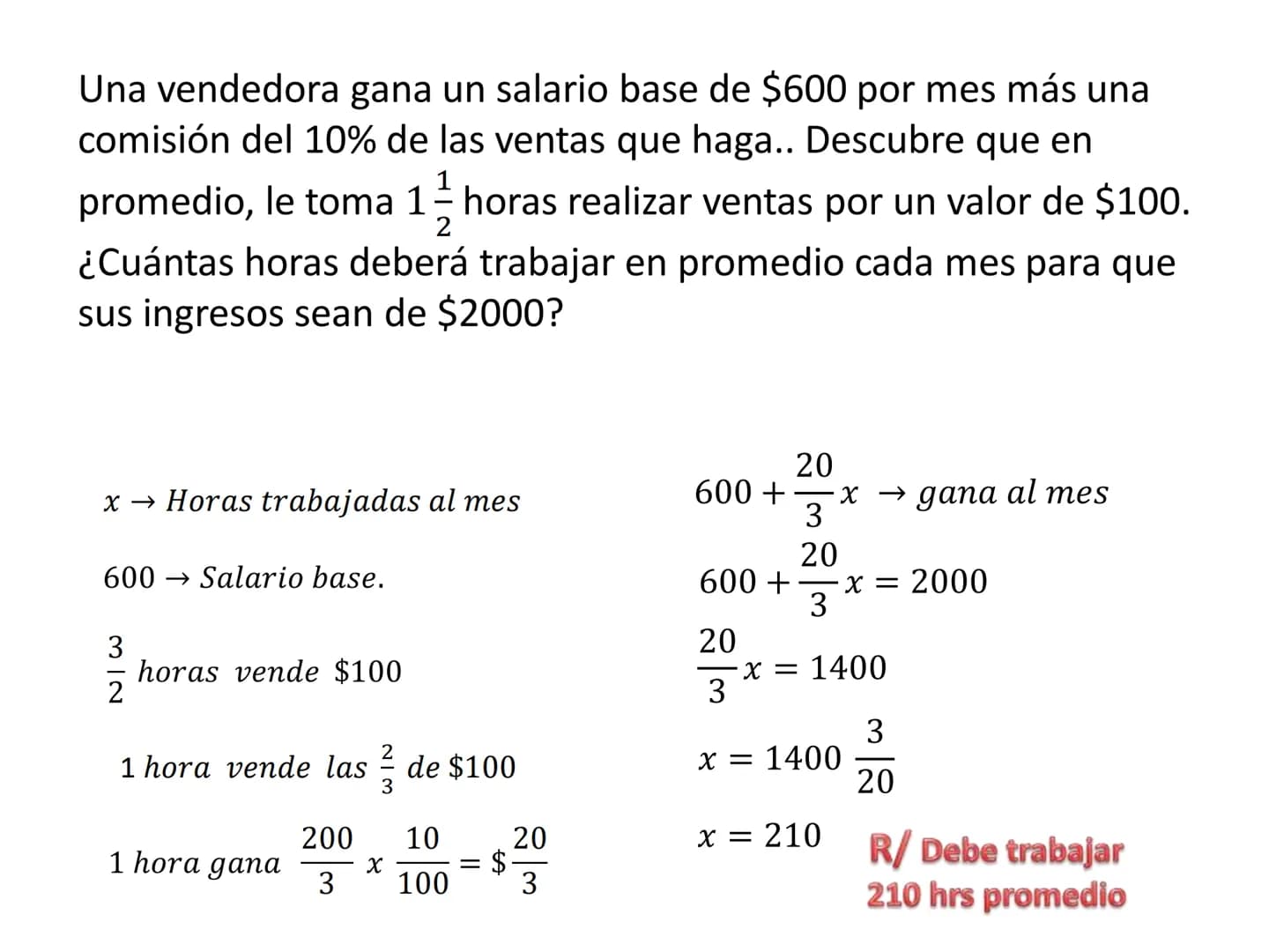 Funciones y
Ecuaciones
lineales La función lineal es del tipo: y = mx
m es la pendiente de la recta, si m>0 la función es
creciente y el áng