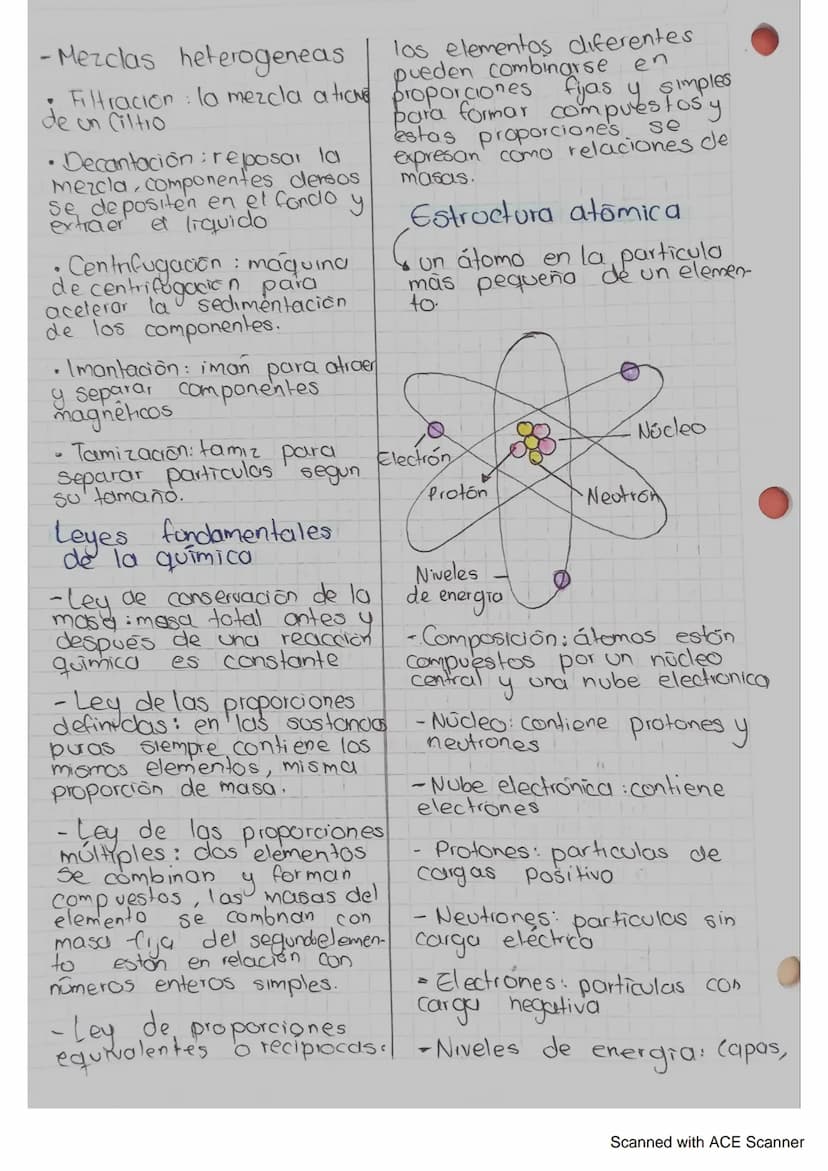 Química Ciencias
-La, clasificación de la
materia.
Todo lo que ocupa un
lugar en el espacio
-Sustancias puras
Elementos: sustancias
formadas