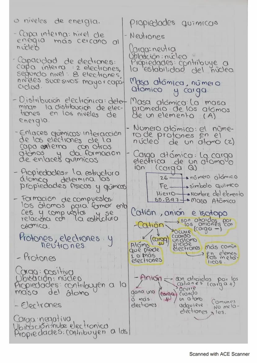 Química Ciencias
-La, clasificación de la
materia.
Todo lo que ocupa un
lugar en el espacio
-Sustancias puras
Elementos: sustancias
formadas