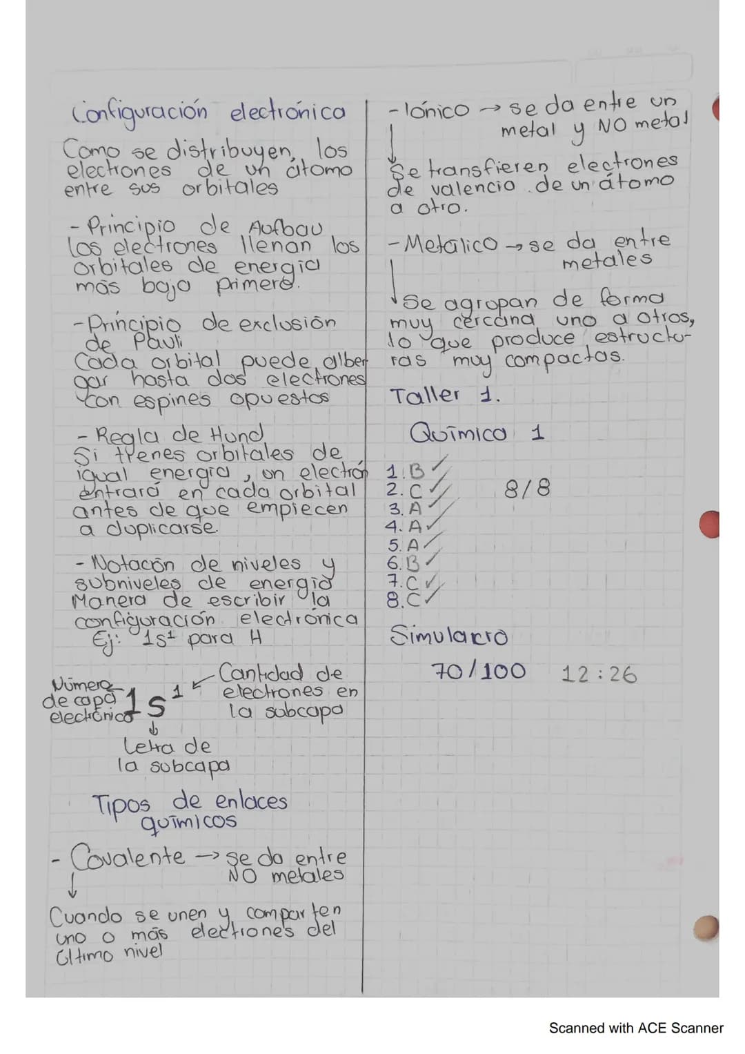 Química Ciencias
-La, clasificación de la
materia.
Todo lo que ocupa un
lugar en el espacio
-Sustancias puras
Elementos: sustancias
formadas