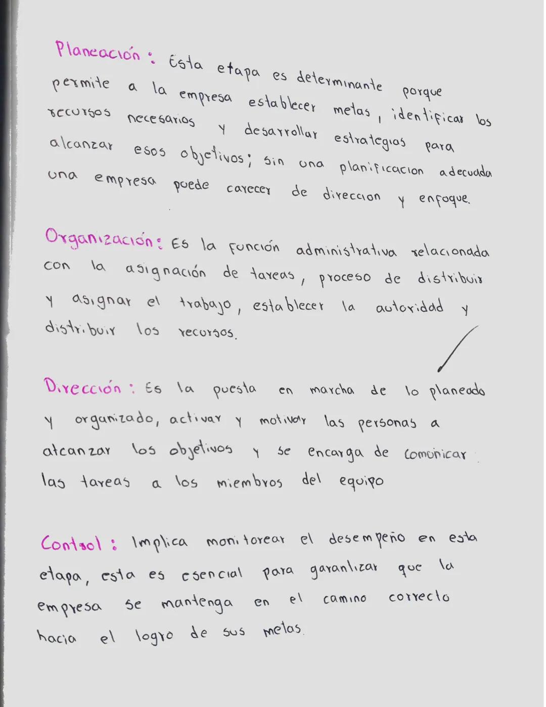 /
✓ ¿Qué es un proceso administrativo? y ¿cuales son
sus etapas.?

RI= El proceso administrativo es el conjunto de
actividades que los geren
