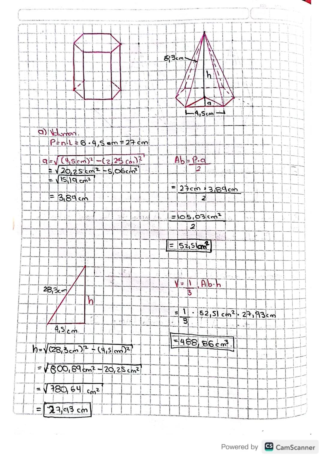 AREA Y VOLUMEN DE
LOS PRISMAS
RECTOS
On
prisma es un sólido geometrico que tiene sus bores congruentes.
4 sus coros laterales son rectangulo