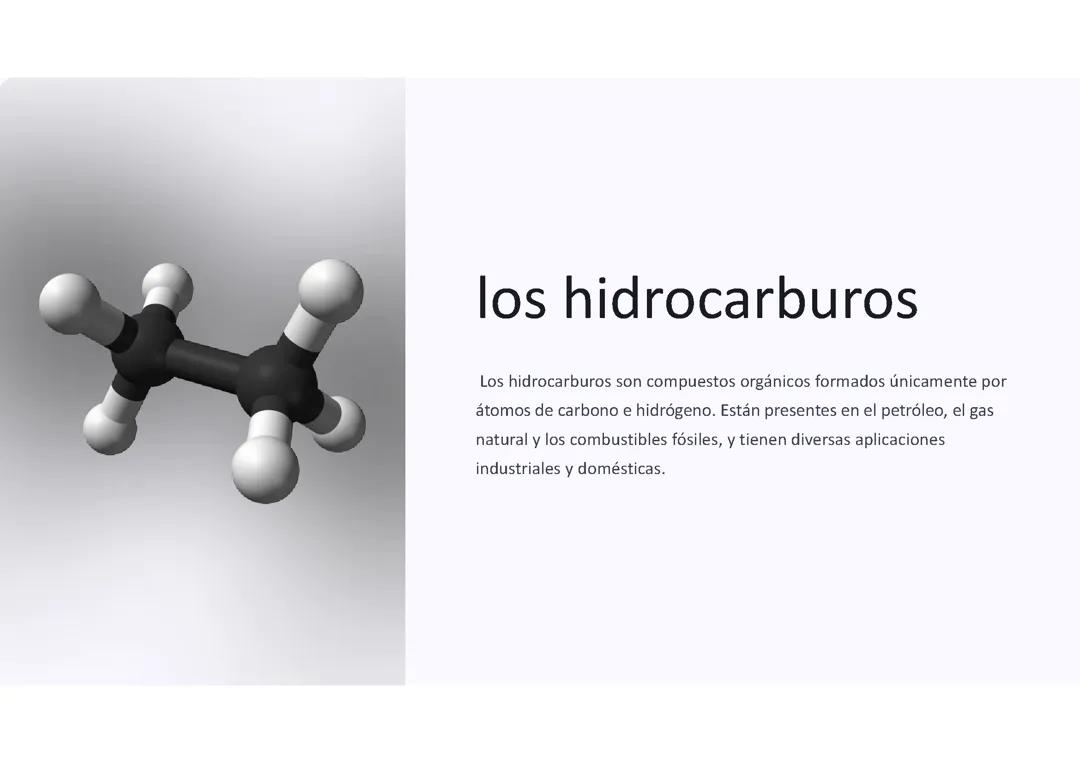 Hidrocarburos: 