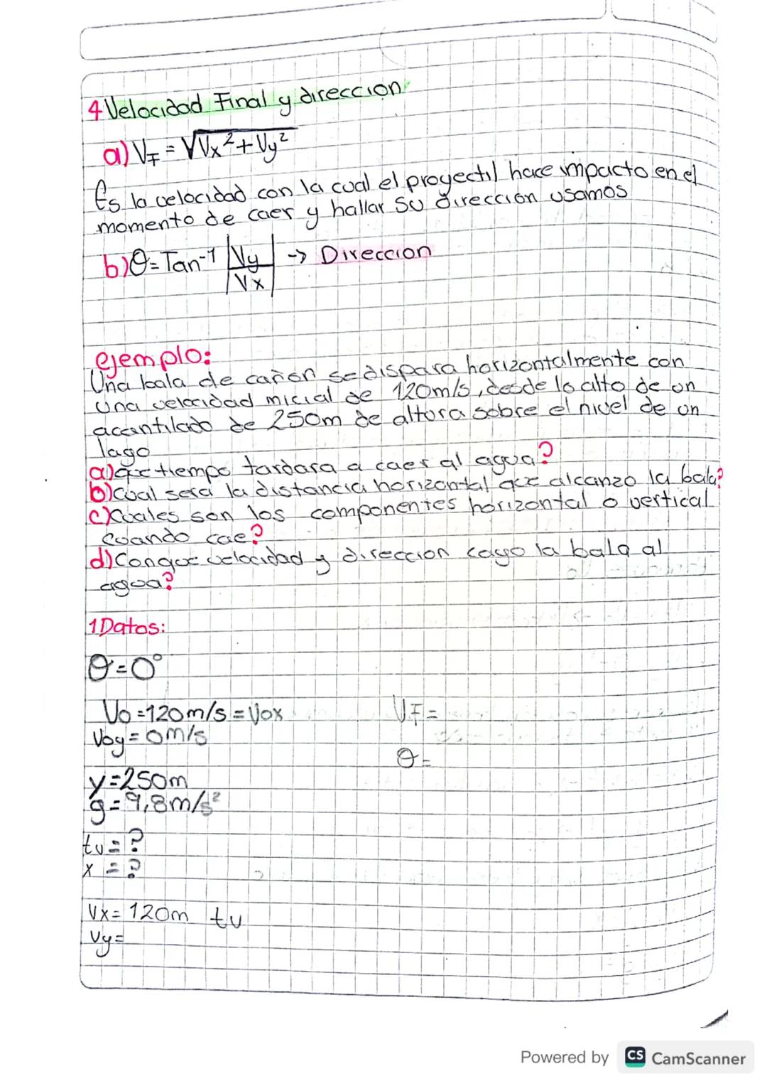 26 09 23
Movimiento Proyectil
lanza libremente
Un
proyectil es un objeto que se
al espacio bajo la in Fluencia exclusiva de la gravedad
es d