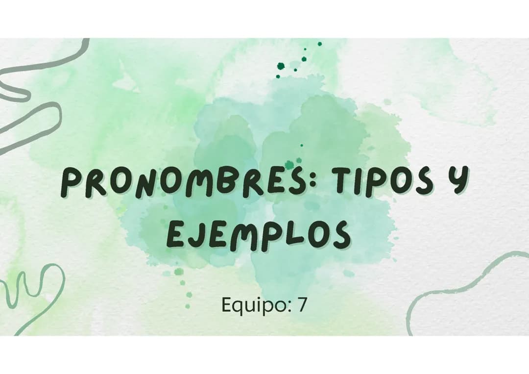 Pronombres 