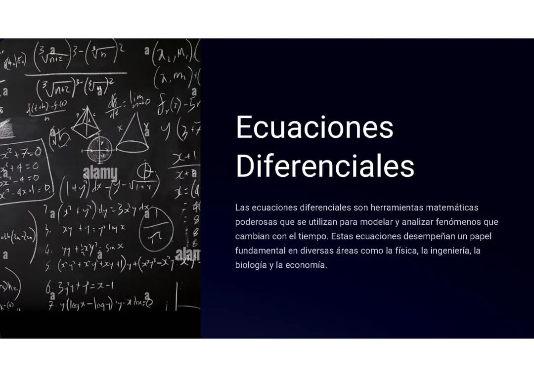 Ecuaciones Diferenciales: 