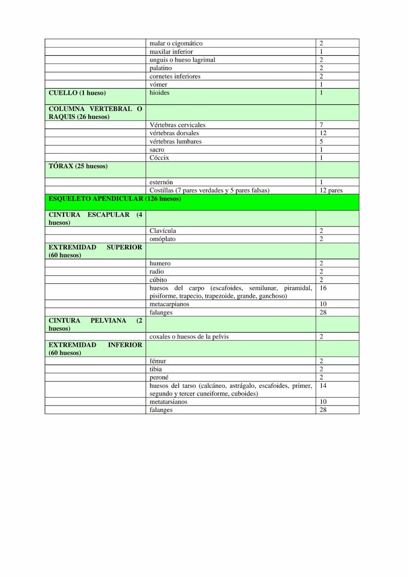 SISTEMA ESQUELÉTICO: FUNCIONES. HUESOS: ESTRUCTURA Y CLASIFICACIÓN.
HISTOLOGÍA DEL TEJIDO ÓSEO: CÉLULAS, TEJIDO ÓSEO COMPACTO Y TEJIDO
ÓSEO 