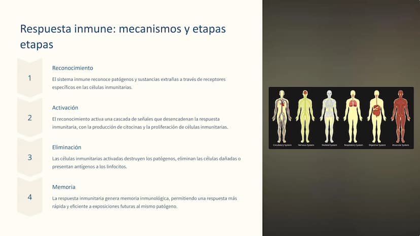 la inmunología
La inmunología es el estudio del sistema inmune, el complejo sistema
de defensa del cuerpo contra patógenos y enfermedades. E