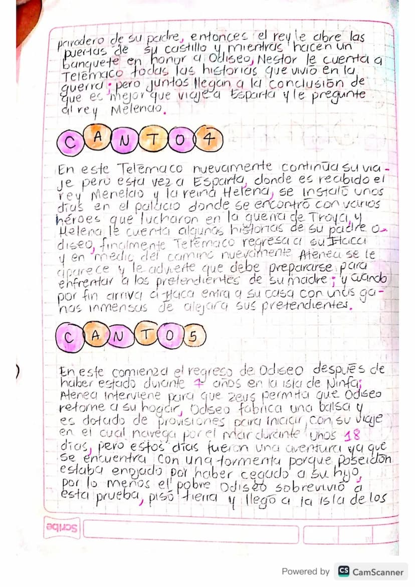 La Odisea
C
A
T
N
0
-En este presentan a los, personajes del libro, y cuenta
que odiseo tuvo que abandonar Itaca su pueblo
y dejar a su hije