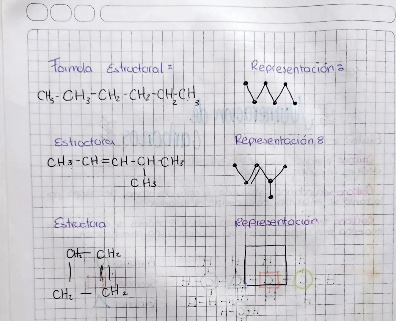 £ Numeración de
Existen 3 tipos de carbono
Carbonos
Carbono primario es el que esta enlazado unicamente a drocarbono, es
decir es on carbon 