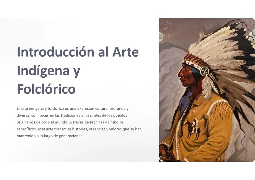 Arte indígena y folclórico 