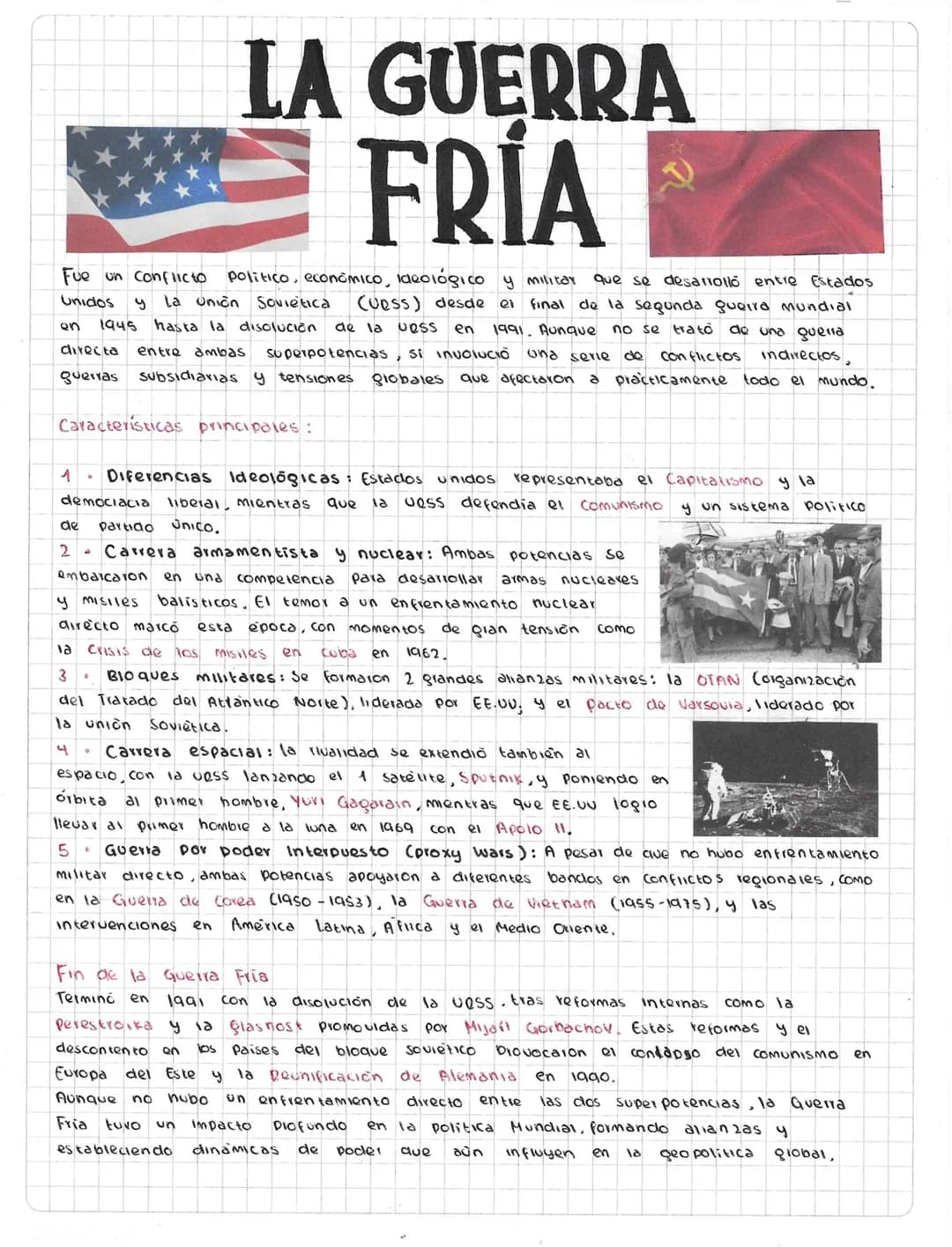 LA GUERRA
FRÍA
Fue un conflicto politico, económico, ideológico y militar que se desarrollo entre Estados
Unidos y La Union Sovietica Cuess)