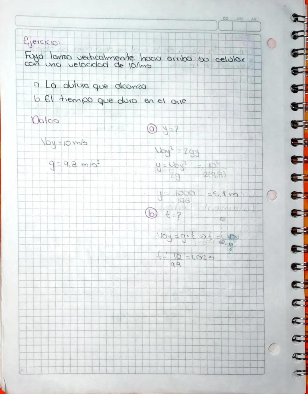 DD
MM
AA
# Movimiento Rectilineo
## Uniforme (MAU)
Es aquel en el cual los objetos recorren distan
cias Iguales en tiempos iguales.

Ejemplo