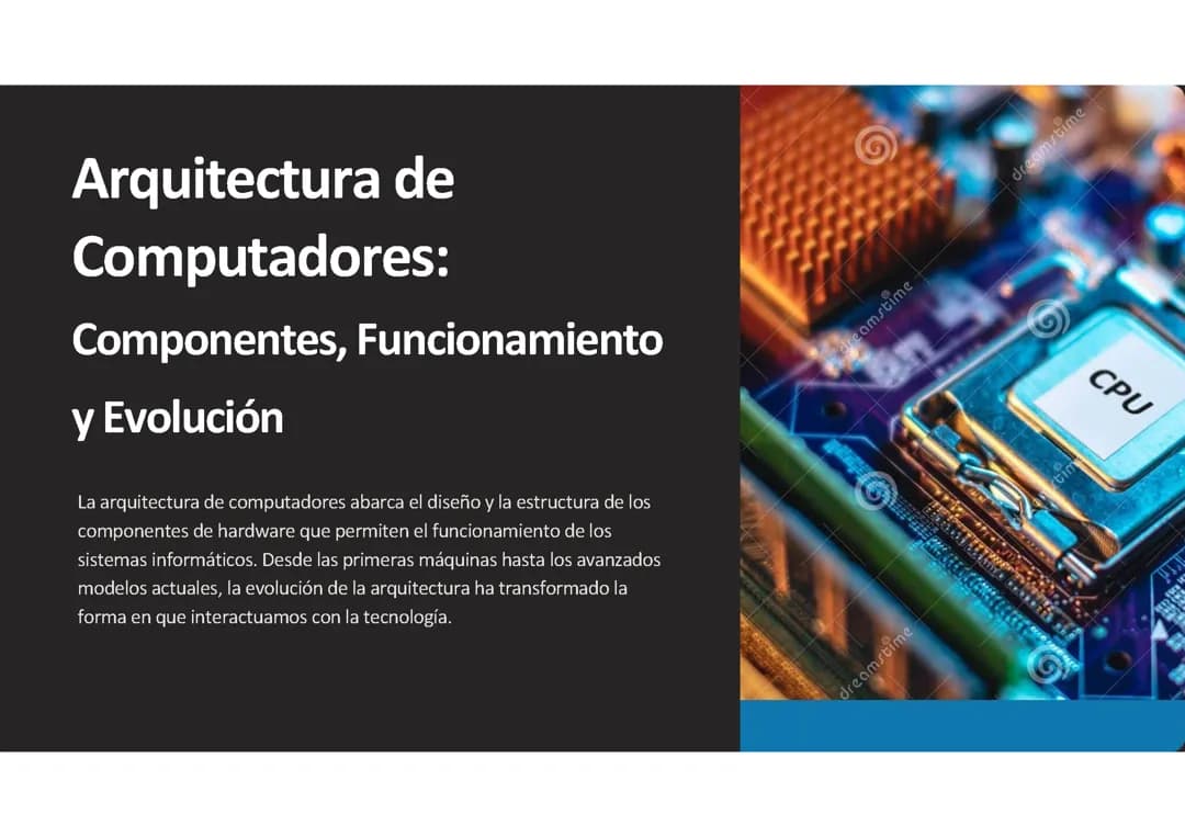 Arquitectura de Computadores: 