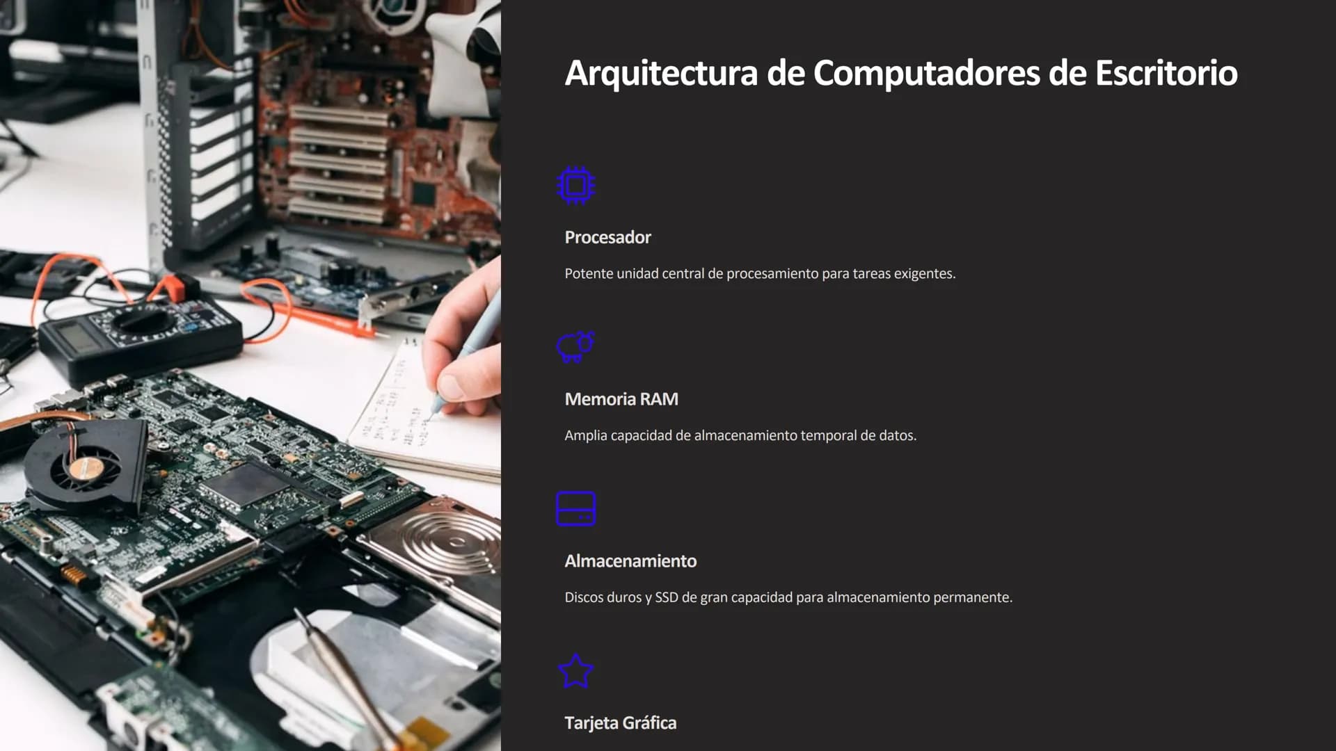 Arquitectura de
Computadores:
Componentes, Funcionamiento
y Evolución
La arquitectura de computadores abarca el diseño y la estructura de lo