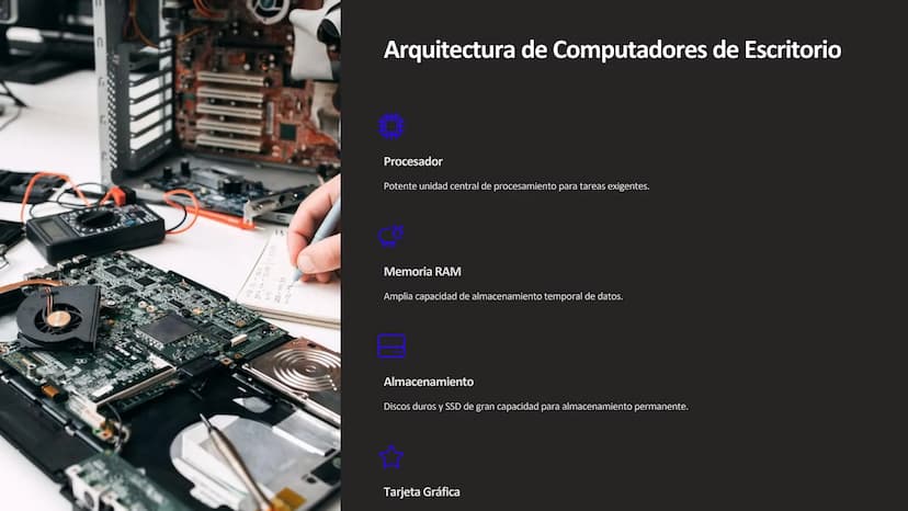 Arquitectura de
Computadores:
Componentes, Funcionamiento
y Evolución
La arquitectura de computadores abarca el diseño y la estructura de lo