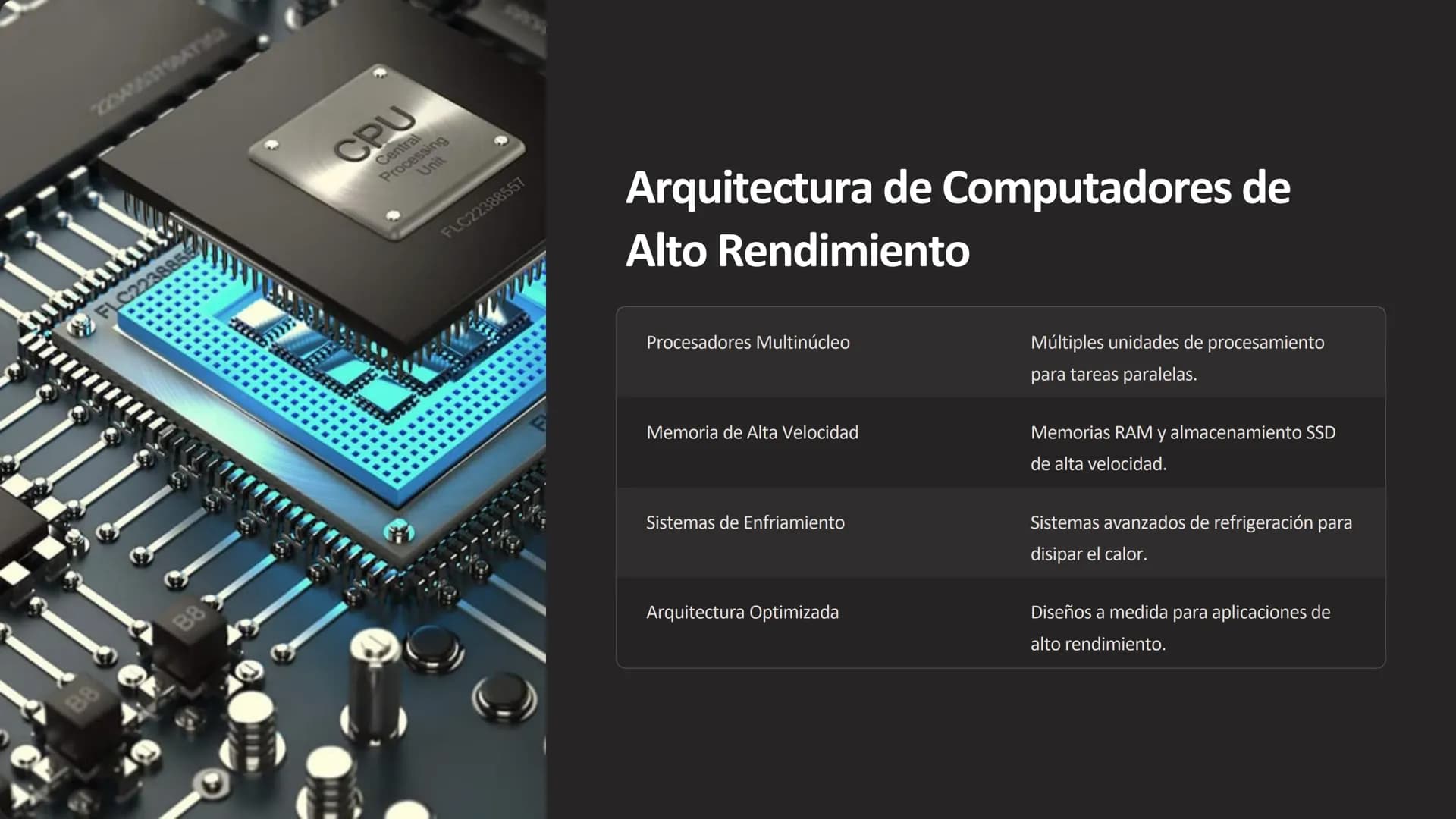 Arquitectura de
Computadores:
Componentes, Funcionamiento
y Evolución
La arquitectura de computadores abarca el diseño y la estructura de lo